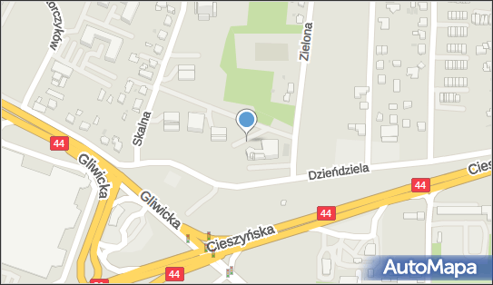 Paczkomat InPost MKW20M, Zielona 1, Mikołów 43-190