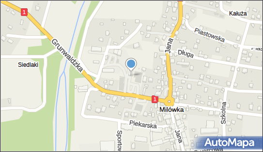 Paczkomat InPost MLO01N, Grunwaldzka 10, Milówka 34-360
