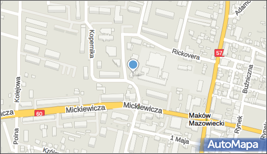 Paczkomat InPost MMK01N, Kopernika 4, Maków Mazowiecki 06-200