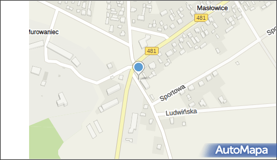 Paczkomat InPost MSV01M, Masłowice 1c, Masłowice 98-300