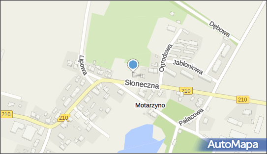 Paczkomat InPost MTA01M, Słoneczna 31, Motarzyno 76-248