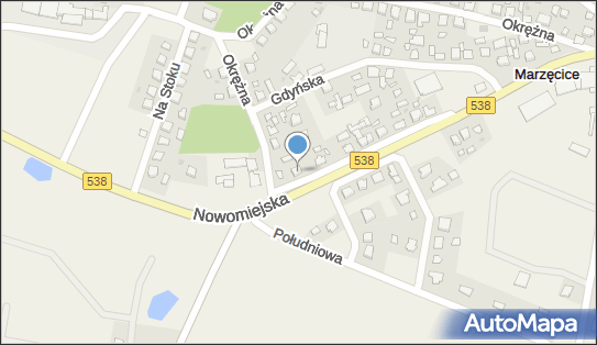 Paczkomat InPost MZI01M, Nowomiejska 62B, Marzęcice 13-306