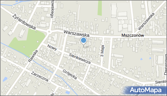 Paczkomat InPost MZS05M, Warszawska 6/8, Mszczonów 96-320