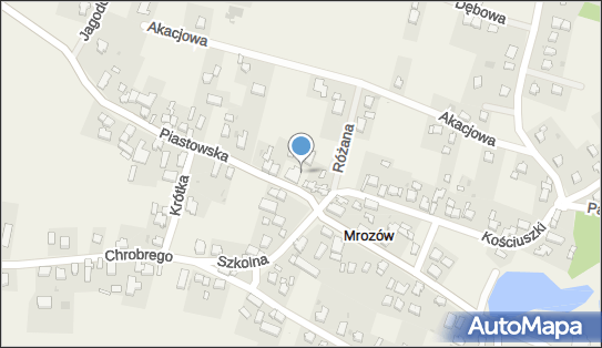 Paczkomat InPost MZW01M, Piastowska 2A, Mrozów 55-330