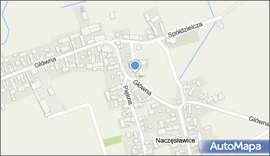 Paczkomat InPost NAZ01M, Spółdzielcza 2, Naczęsławice 47-270