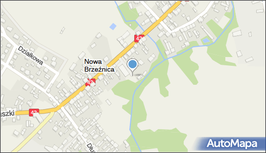 Paczkomat InPost NBZ01M, Kościuszki 71, Nowa Brzeźnica 98-331