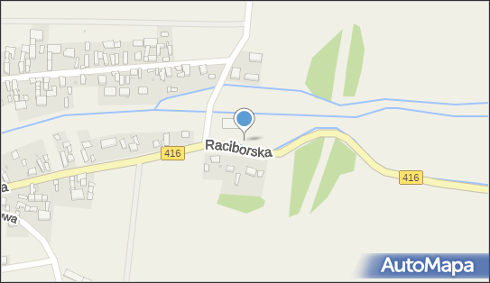 Paczkomat InPost NCE01BAPP, Raciborska 2B, Nowa Cerekwia 48-133