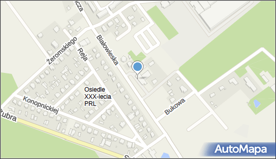 Paczkomat InPost NEW01APP, Białowieska 16, Narew 17-210