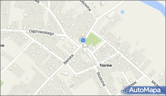 Paczkomat InPost NEW01N, Topolowa 2, Narew 17-210