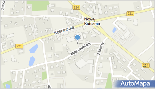 Paczkomat InPost NKA01M, Kościerska 7, Nowa Karczma 83-404