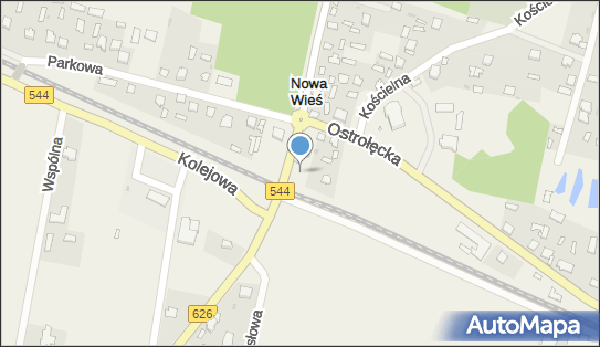 Paczkomat InPost NQV01BAPP, Polna 1, Nowa Wieś 07-416