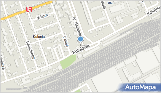 Paczkomat InPost NSA01N, Kolejowa 30, Nowy Sącz 33-300