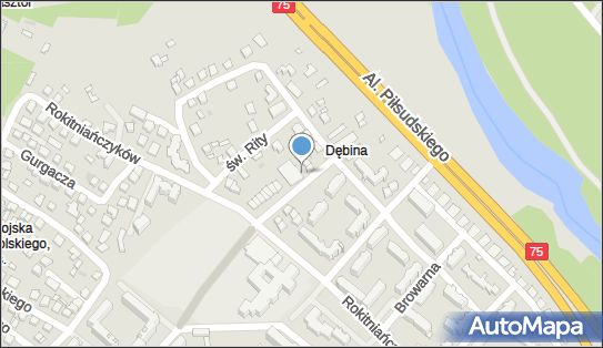 Paczkomat InPost NSA03M, Browarna 26B, Nowy Sącz 33-300