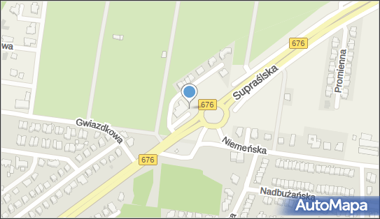 Paczkomat InPost NWD01BAPP, Supraślska 68, Nowodworce 16-010