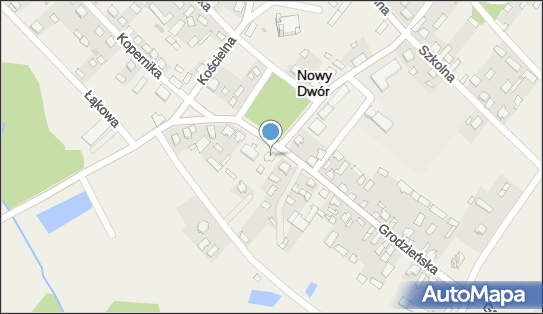 Paczkomat InPost NYD01M, Plac Rynkowy 20, Nowy Dwór 16-205