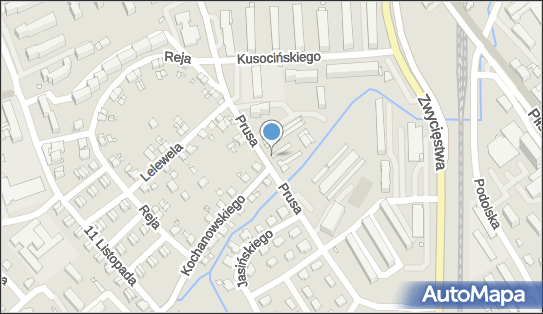 Paczkomat InPost NYS01BAPP, Bolesława Prusa 29A, Nysa 48-303