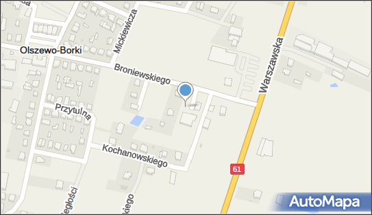 Paczkomat InPost OBR01A, Jana Kochanowskiego 4, Olszewo-Borki 07-415