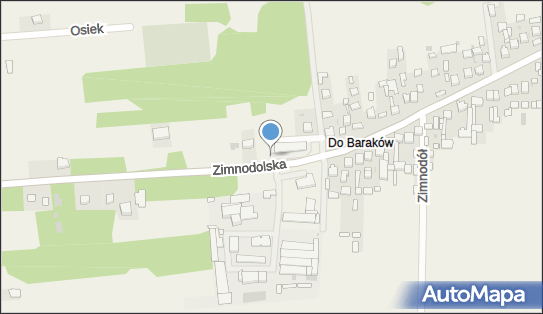 Paczkomat InPost OIX01BAPP, Zimnodolska 35, Osiek 32-300