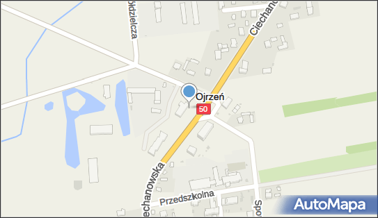 Paczkomat InPost OJR01A, Ciechanowska 40, Ojrzeń 06-456