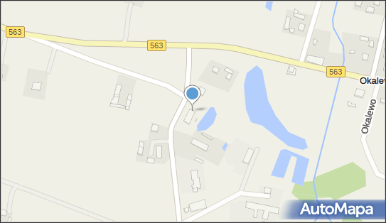 Paczkomat InPost OLEV01BAPP, Okalewo 131, Okalewo 87-511