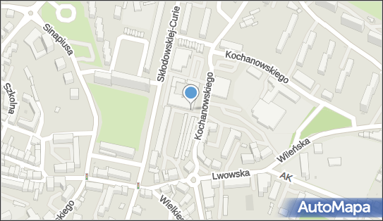 Paczkomat InPost OLN11M, Curie 2-4, Oleśnica 56-400