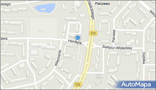 Paczkomat InPost OLS23A, Herdera 1A, Olsztyn 10-695