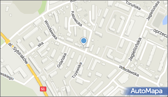 Paczkomat InPost OLS50M, Katowicka 6, Olsztyn 10-252