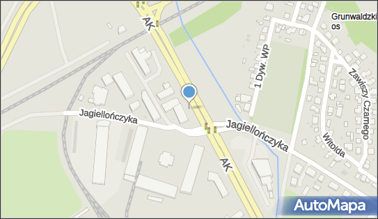 Paczkomat InPost OLS67M, Jagiellończyka 38, Olsztyn 10-062