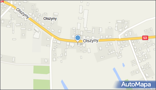 Paczkomat InPost OLSZ01M, Olszyny 42, Olszyny 12-100