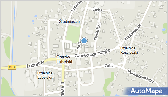 Paczkomat InPost OLU01M, Partyzantów 4, Ostrów Lubelski 21-110