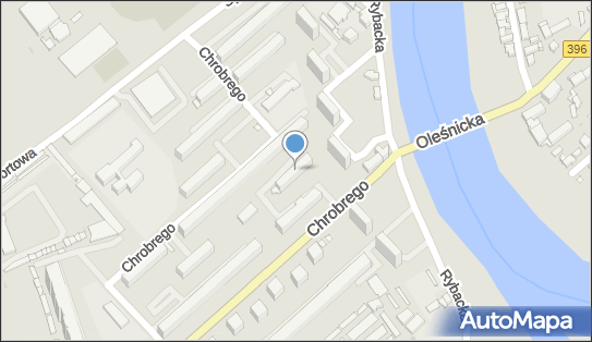 Paczkomat InPost OLW04BAPP, Chrobrego 64D, Oława 55-200