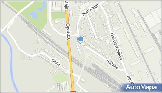 Paczkomat InPost OLW11M, Różana 8, Oława 55-200