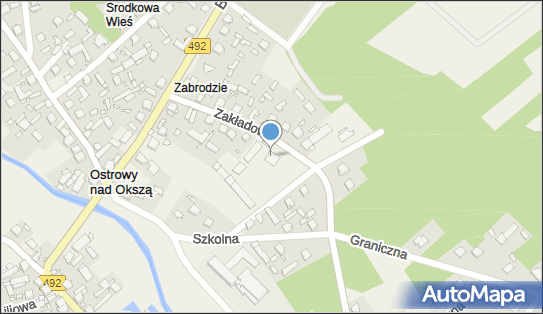 Paczkomat InPost ONO01M, Zakładowa 10A, Ostrowy nad Okszą 42-122