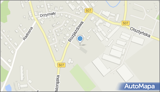 Paczkomat InPost ONR05M, Rozjazdowa 1A, Orneta 11-130