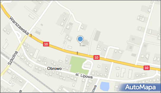 Paczkomat InPost OOO01M, Warszawska 13, Obrowo 87-126