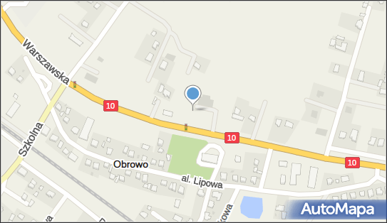 Paczkomat InPost OOO01M, Warszawska 13, Obrowo 87-126