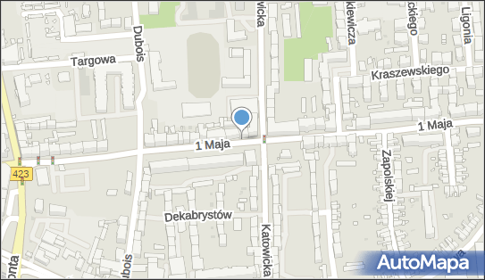 Paczkomat InPost OPO01HP, 1 Maja 69/1B, Opole 45-069