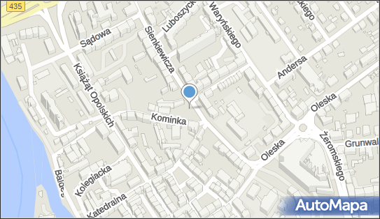 Paczkomat InPost OPO05M, Sienkiewicza 17, Opole 45-037