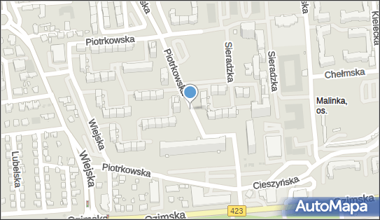 Paczkomat InPost OPO09BAPP, Piotrkowska 5, Opole 46-020
