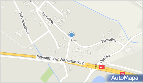 Paczkomat InPost OPO17M, Powstańców Warszawskich 33, Opole 45-108