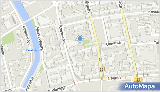Paczkomat InPost OPO42M, Krakowska 45-47, Opole 45-018