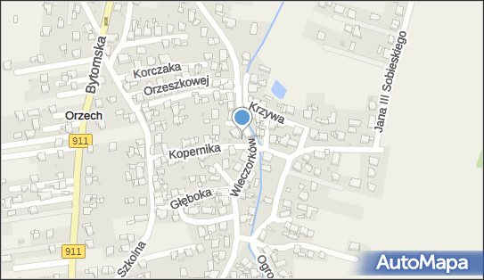 Paczkomat InPost ORH02M, Wieczorków 34A, Orzech 42-622