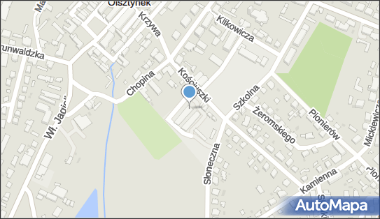 Paczkomat InPost OSK01A, Kościuszki 4, Olsztynek 11-015