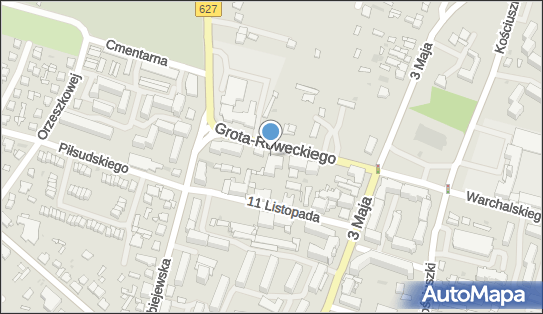 Paczkomat InPost OSM02A, Grota Roweckiego 3, Ostrów Mazowiecka 07-300