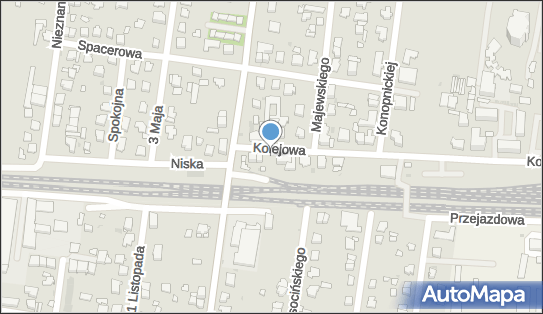 Paczkomat InPost OSM02M, Kolejowa 7, Ożarów Mazowiecki 05-850