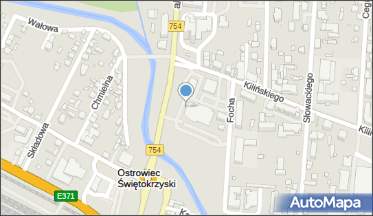 Paczkomat InPost OSS01HO, Aleja 3 Maja 17, Ostrowiec Świętokrzyski 27-400