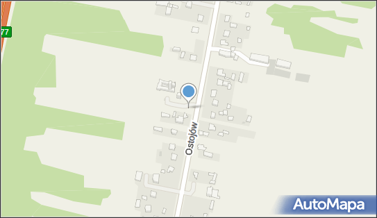 Paczkomat InPost OSTQ01M, Ostojów 45A, Ostojów 26-130