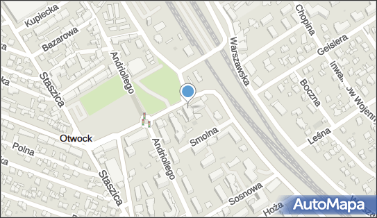 Paczkomat InPost OTW01BAPP, Powstańców Warszawy 3, Otwock 05-400