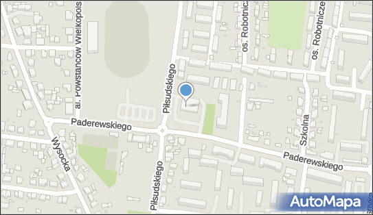 Paczkomat InPost OWI10N, Piłsudskiego 71, Ostrów Wielkopolski 63-400