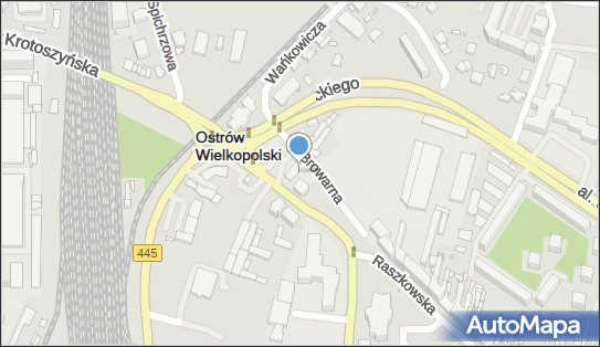 Paczkomat InPost OWI11N, Raszkowska 70, Ostrów Wielkopolski 63-400